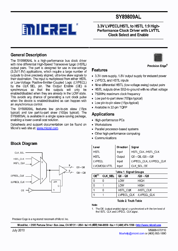 SY89809ALTZTR_4318296.PDF Datasheet