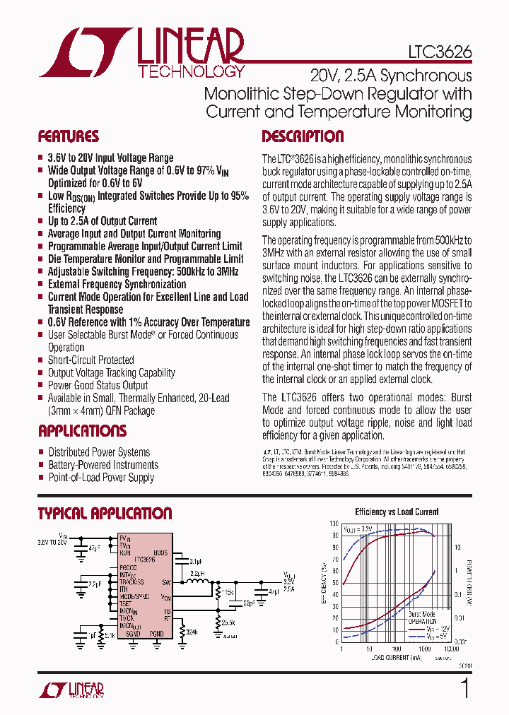 LTC3626_4318377.PDF Datasheet
