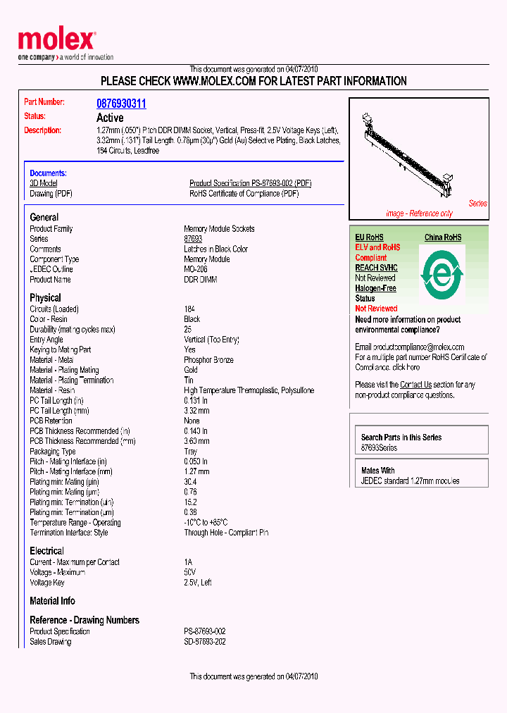 87693-0311_4318828.PDF Datasheet