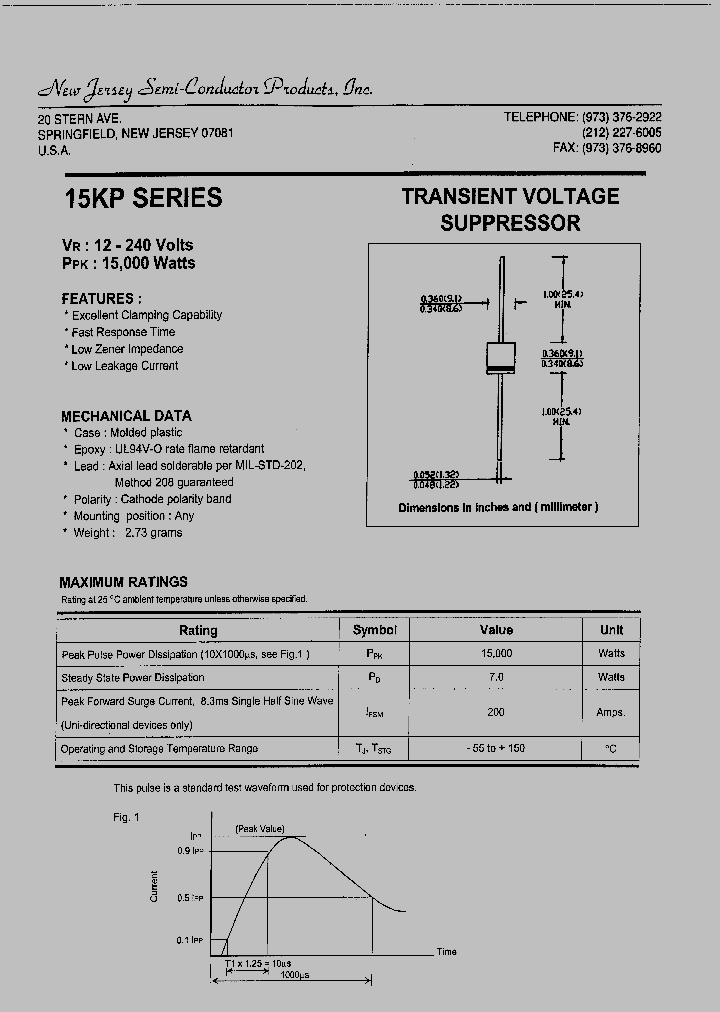 15KP30_4321508.PDF Datasheet