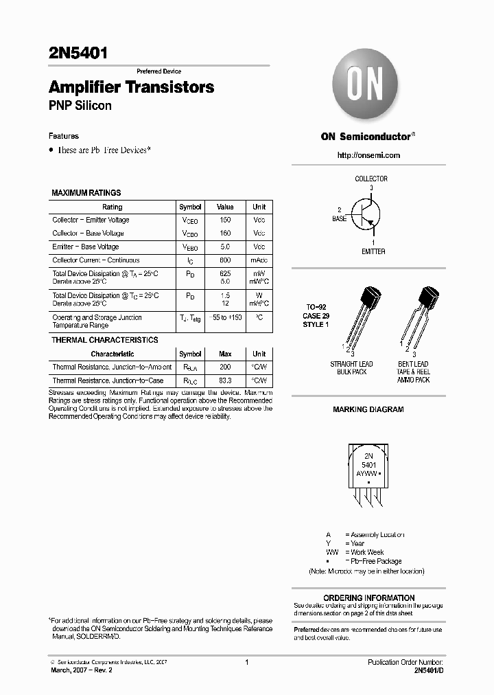 2N5401G_4323466.PDF Datasheet