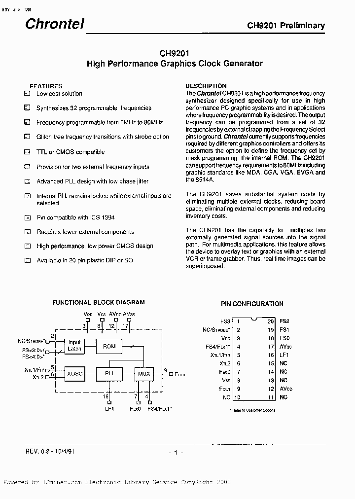 CH9201TS-SC_4323774.PDF Datasheet