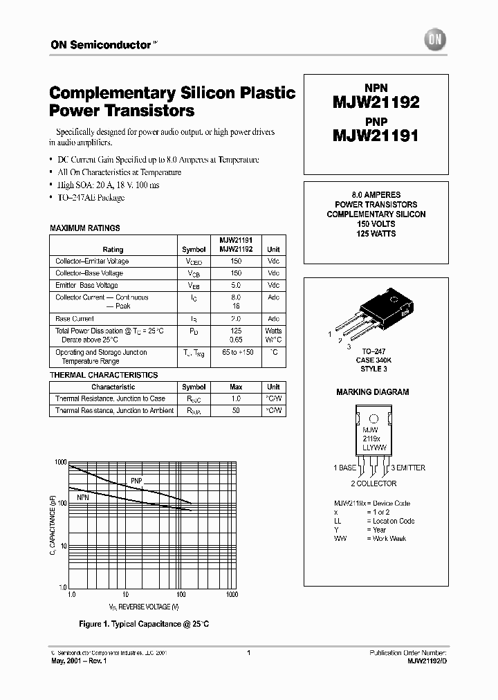 MJW21192-D_4322521.PDF Datasheet