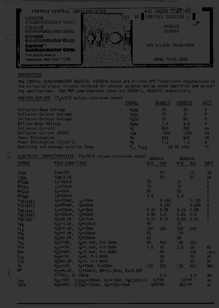 GES6016_4323763.PDF Datasheet