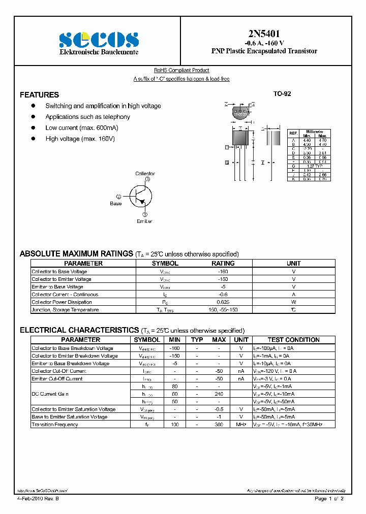 2N5401_4324666.PDF Datasheet