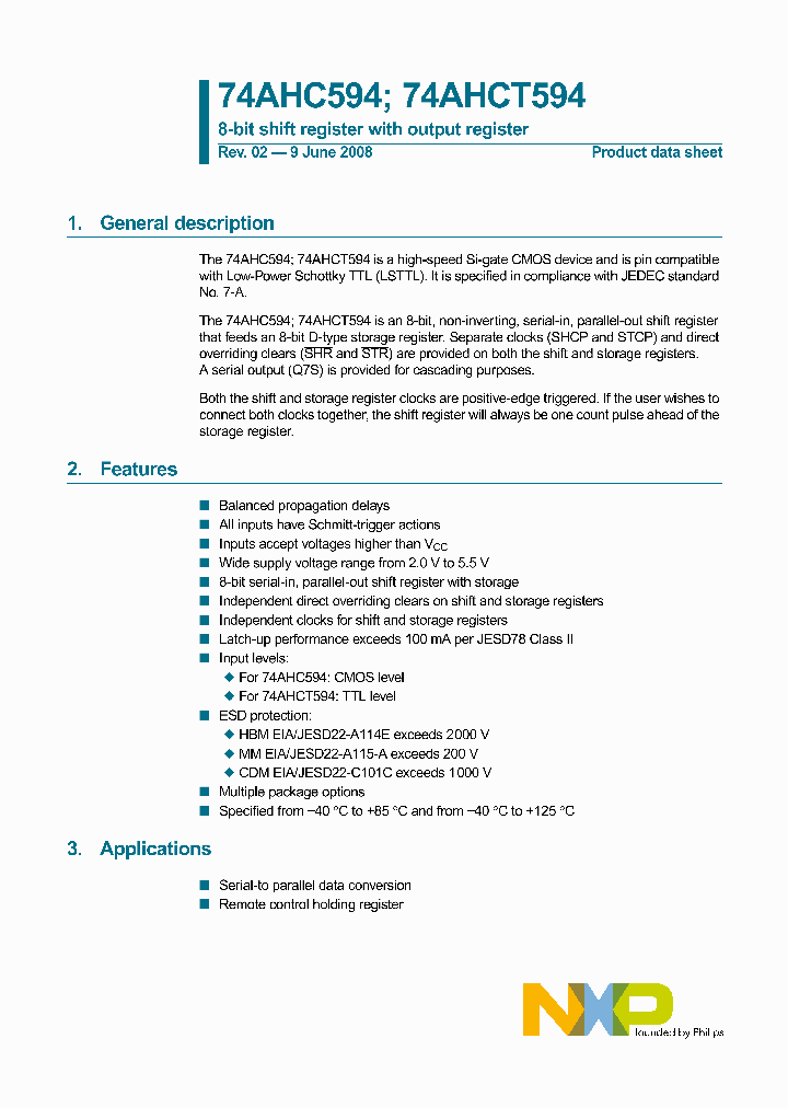 74AHC594PW118_4325083.PDF Datasheet