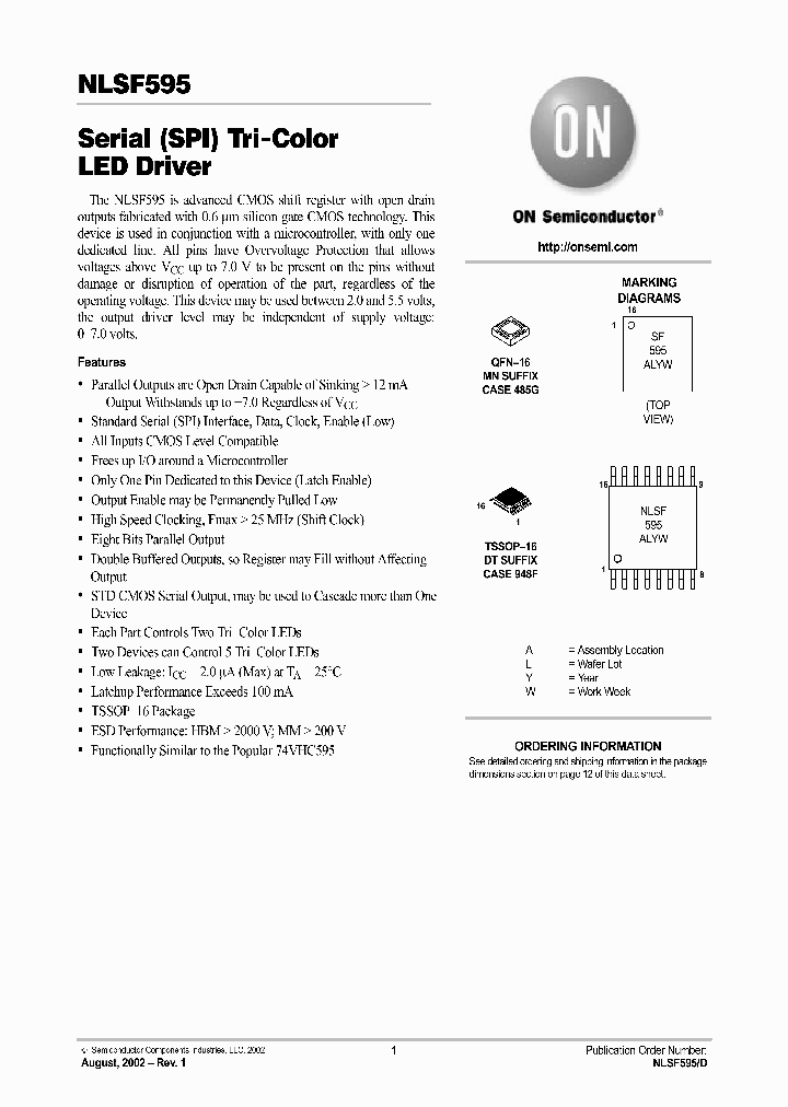 NLSF595-D_4328506.PDF Datasheet