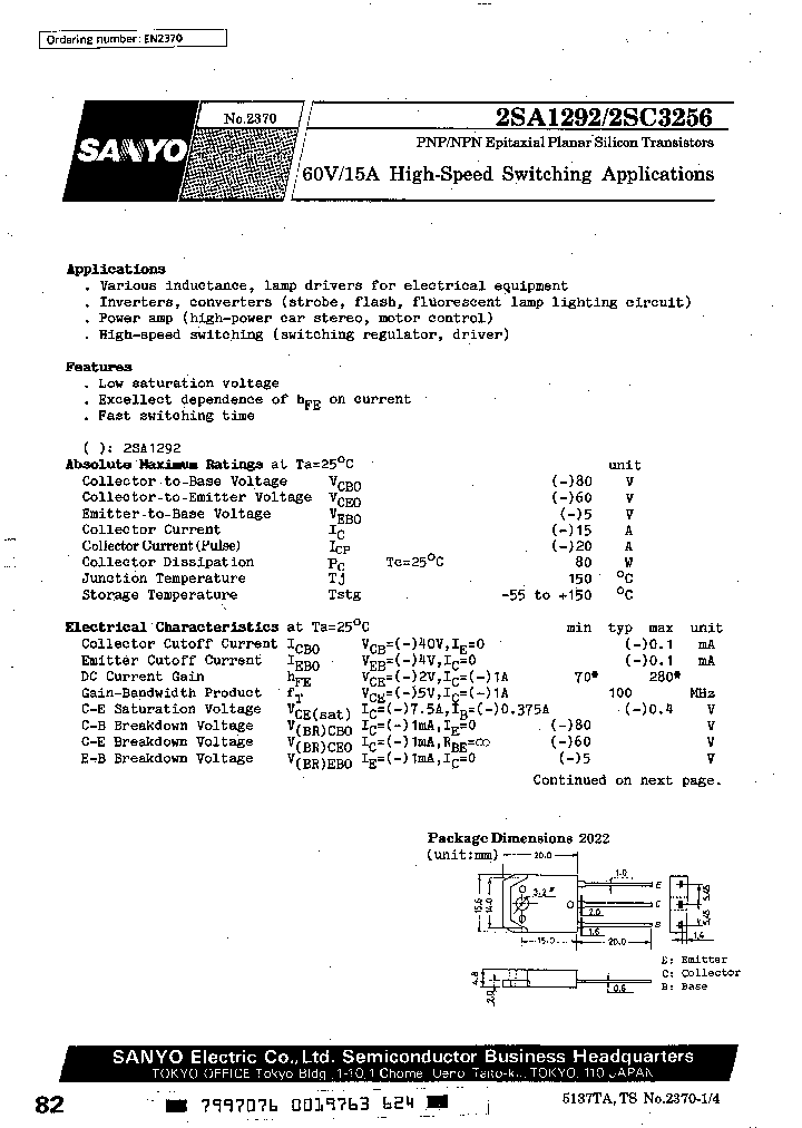 2SA1292Q_4330524.PDF Datasheet