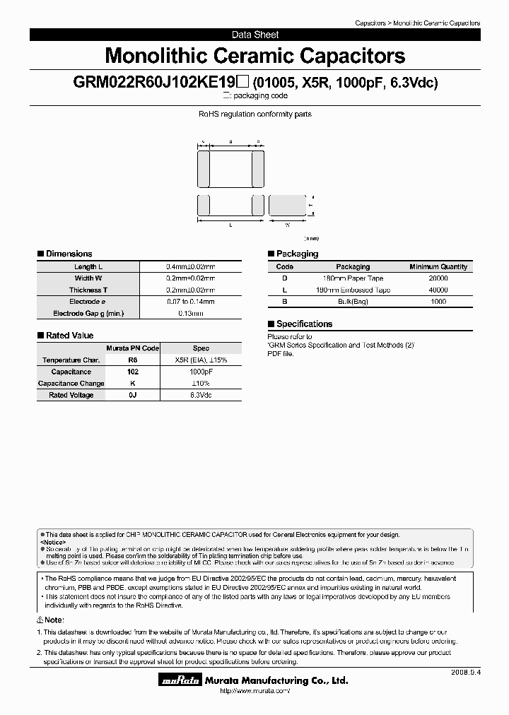 GRM022R60J102KE19D_4330889.PDF Datasheet