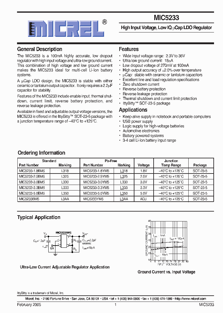 MIC5233-18YM5TR_4331082.PDF Datasheet