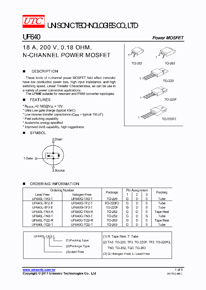 UF640L-TF2-T_4332646.PDF Datasheet