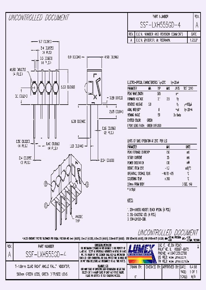 SSF-LXH555GD-4_4333590.PDF Datasheet
