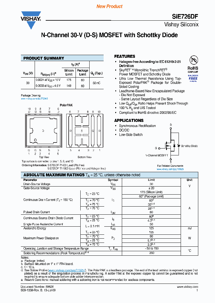 SIE726DF-T1-GE3_4336966.PDF Datasheet