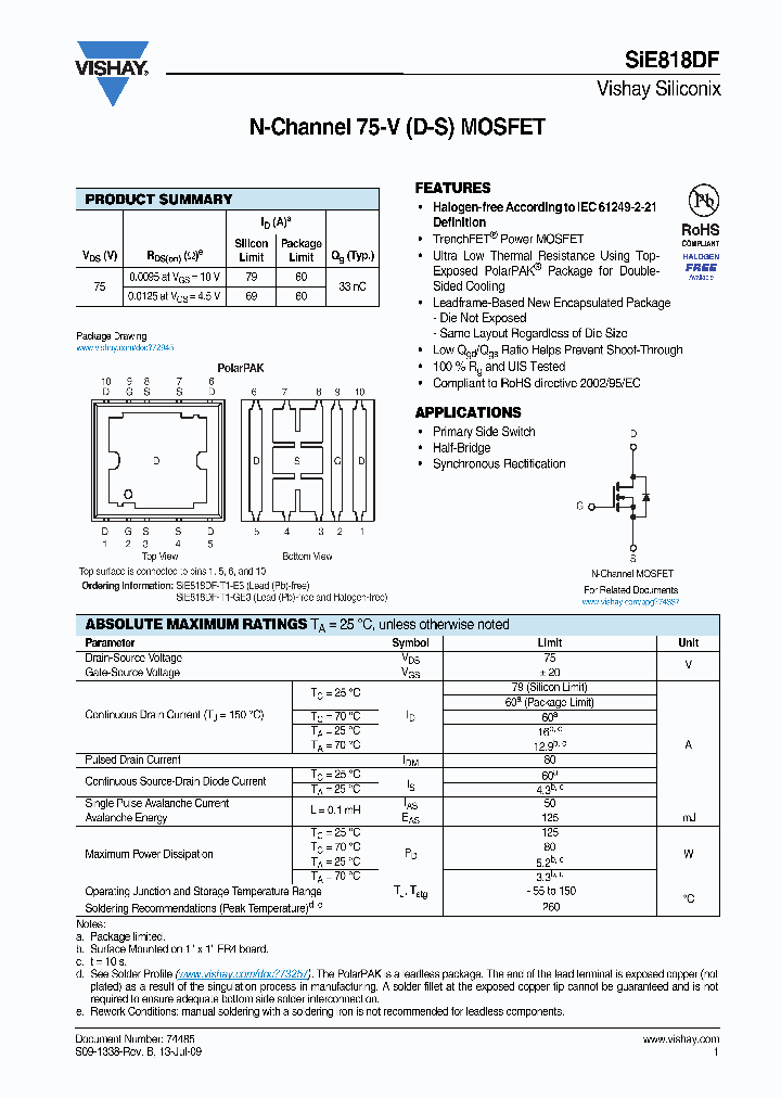 SIE818DF-T1-GE3_4336967.PDF Datasheet