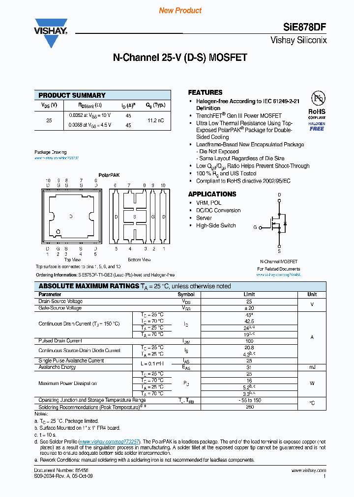 SIE878DF-T1-GE3_4336975.PDF Datasheet