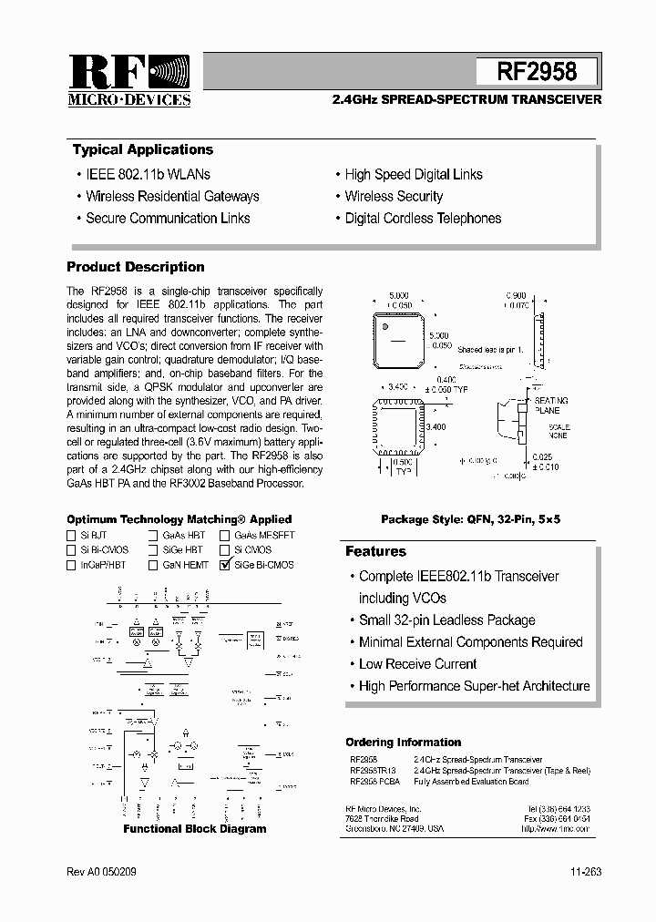 RF2958PCBA_4343893.PDF Datasheet