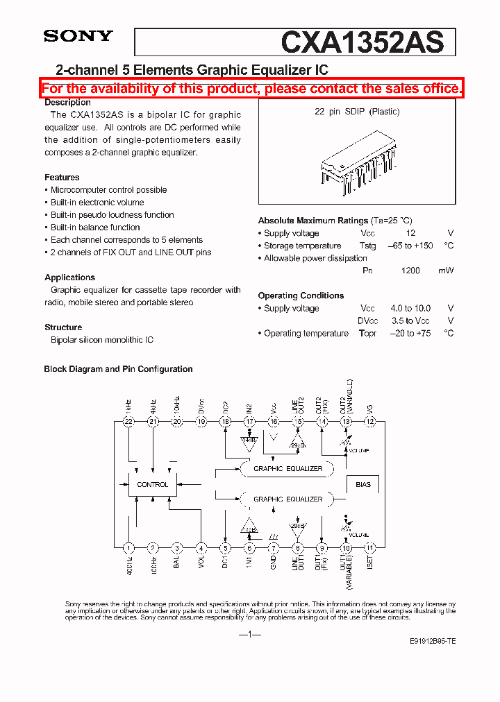 CXA1352AS_4345094.PDF Datasheet