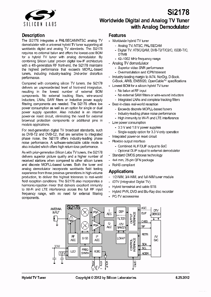 SI2178_4349393.PDF Datasheet