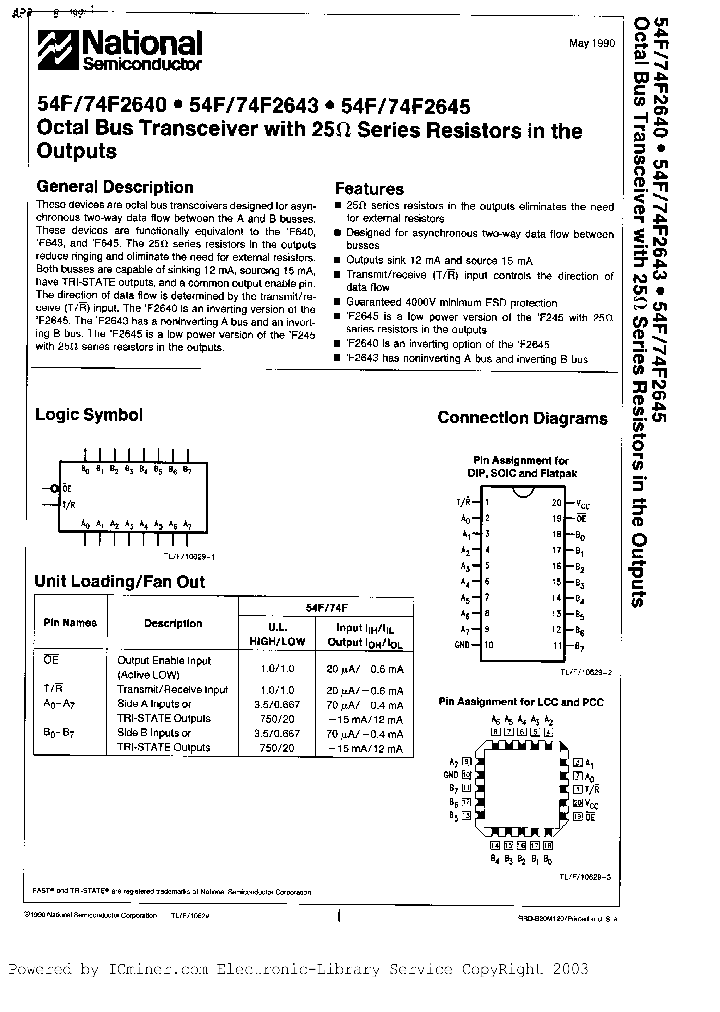 74F643PC_4349995.PDF Datasheet