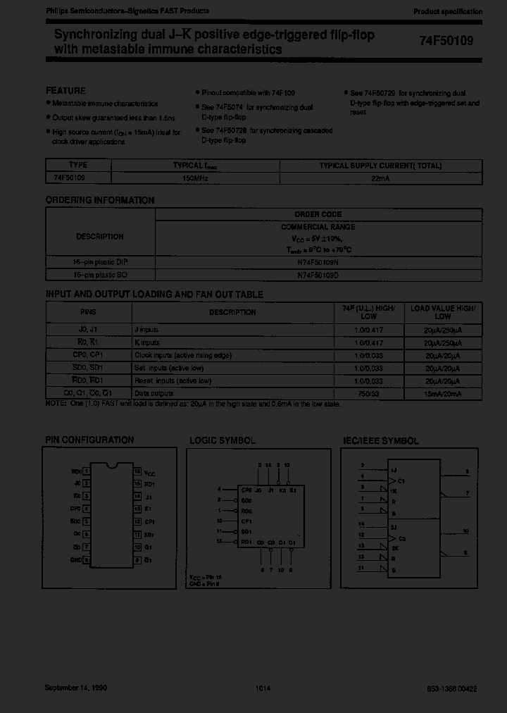 N74F50109DB_4353114.PDF Datasheet