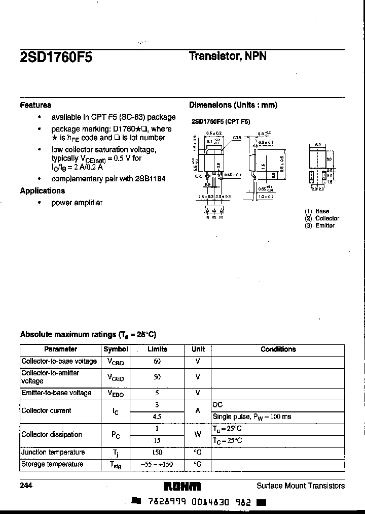 2SD1760F5P_4353265.PDF Datasheet
