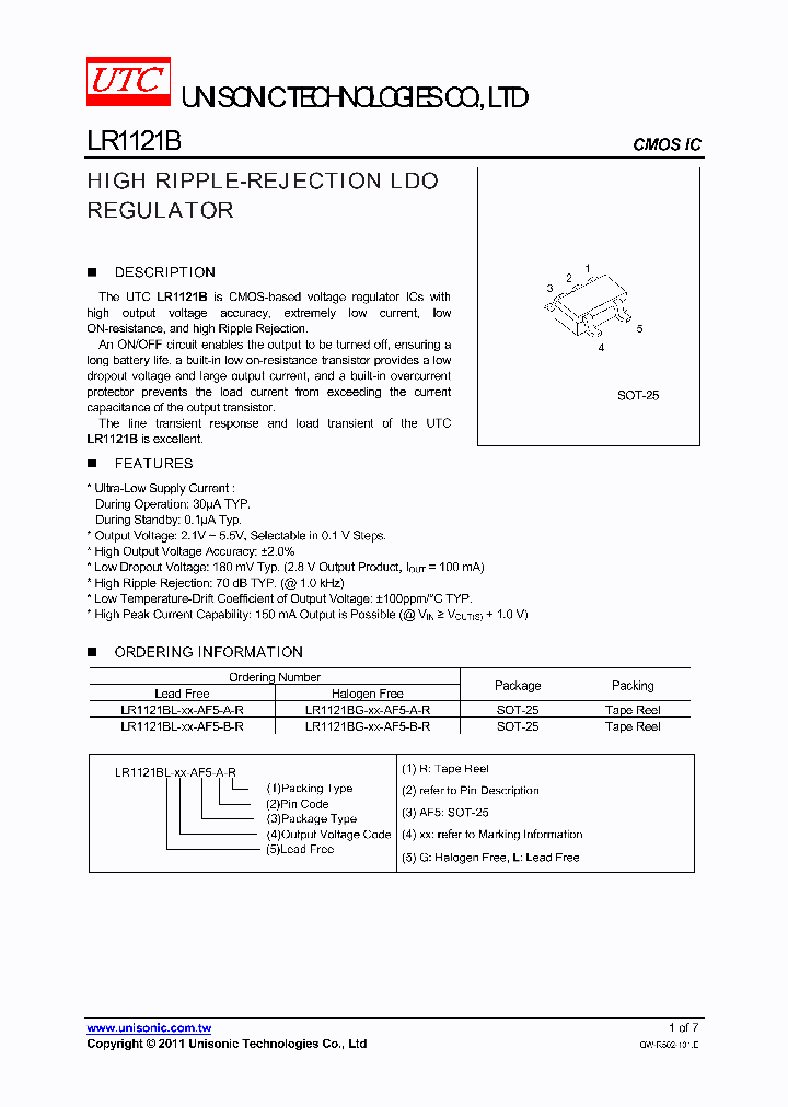 LR1121BL-XX-AF5-A-R_4353262.PDF Datasheet