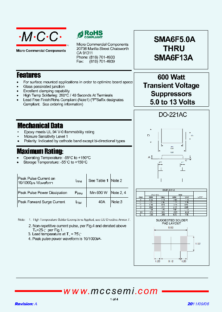 SMA6F50A_4353593.PDF Datasheet