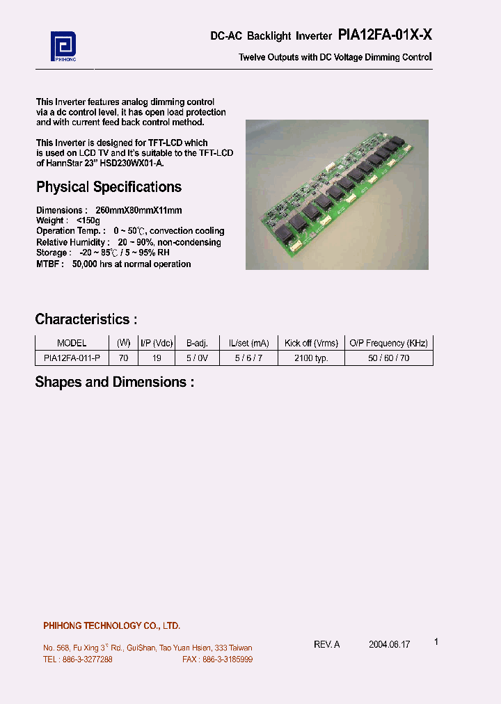 PIA12FA-011-P_4355104.PDF Datasheet