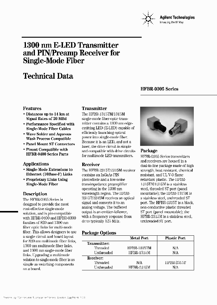 HFBR-2315M_4356297.PDF Datasheet
