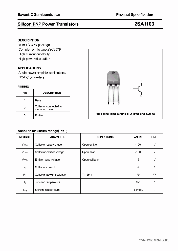 2SA1103_4359937.PDF Datasheet