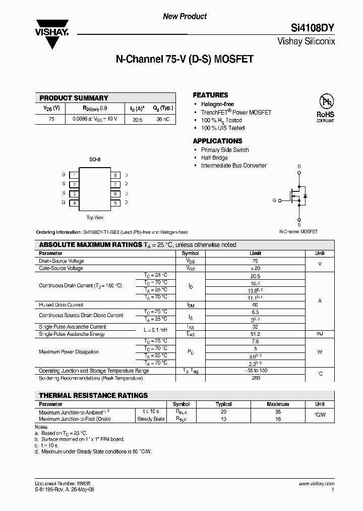 SI4108DY-T1-GE3_4360153.PDF Datasheet