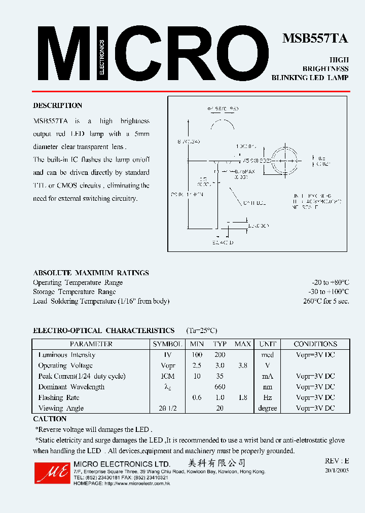 MSB557TA05_4360525.PDF Datasheet