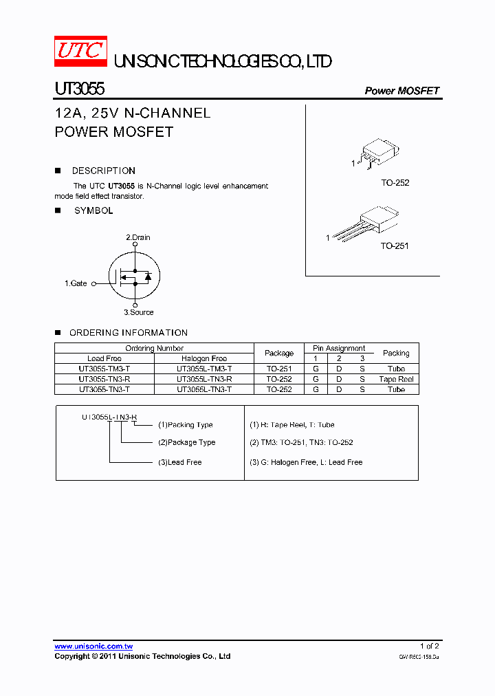 UT3055-TN3-T_4361585.PDF Datasheet