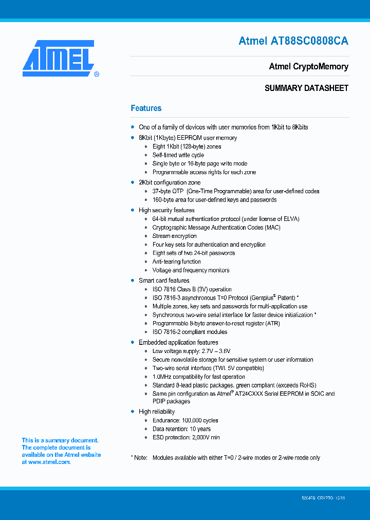 AT88SC0808CA-MP_4362227.PDF Datasheet