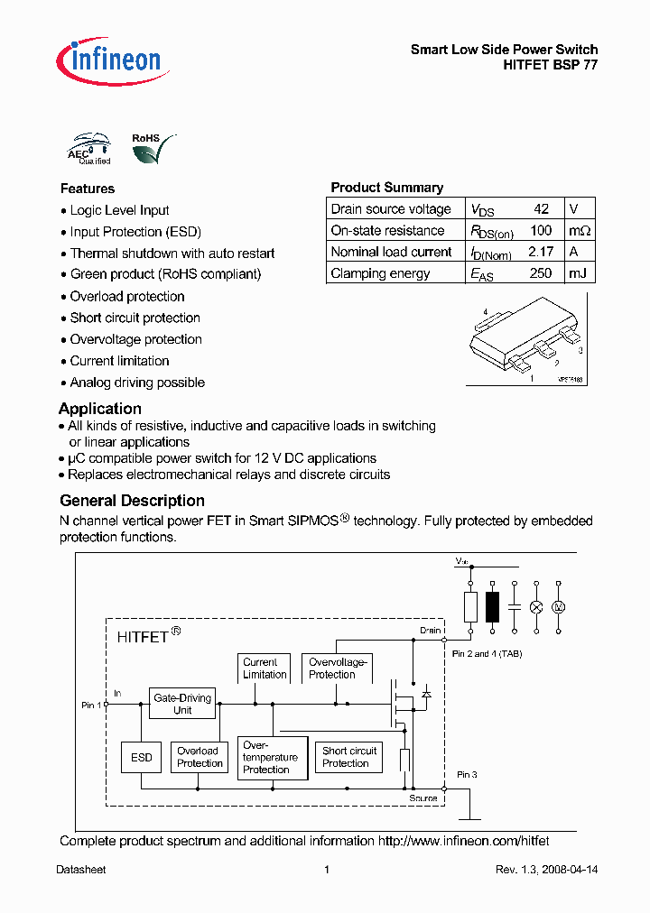 BSP7708_4363446.PDF Datasheet