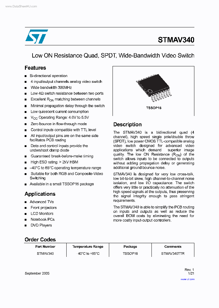 STMAV340_4363629.PDF Datasheet