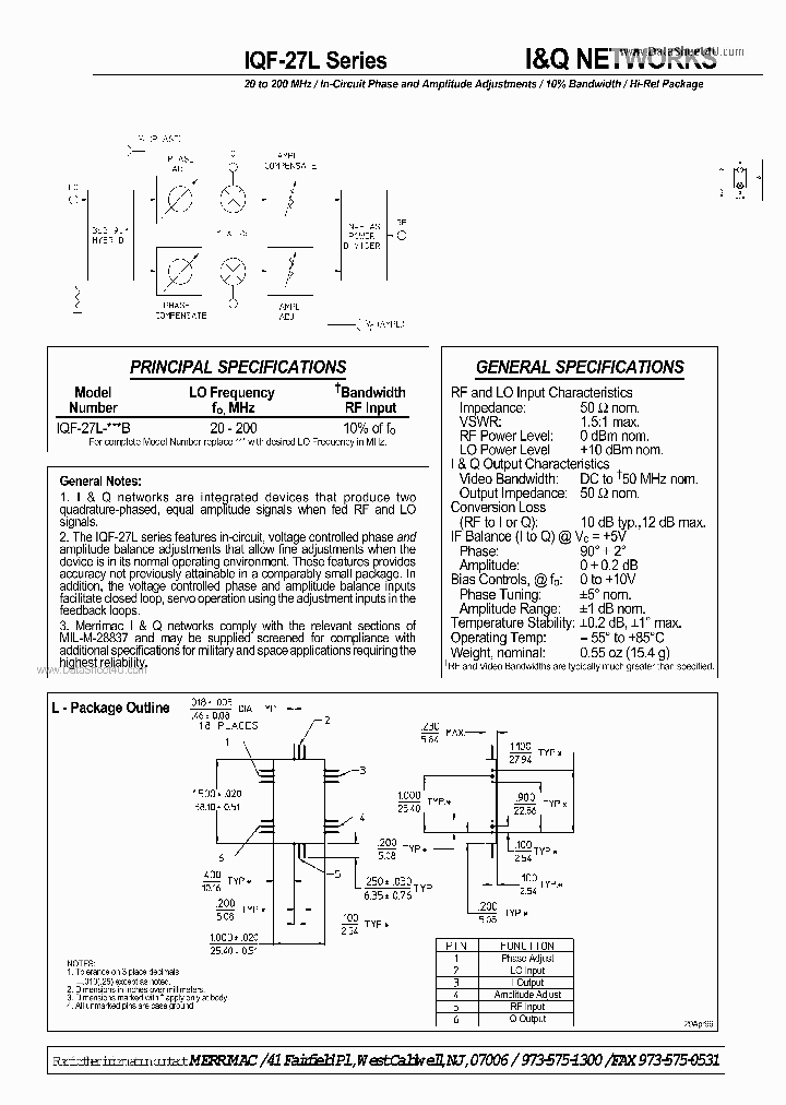 IQF-27L_4365913.PDF Datasheet