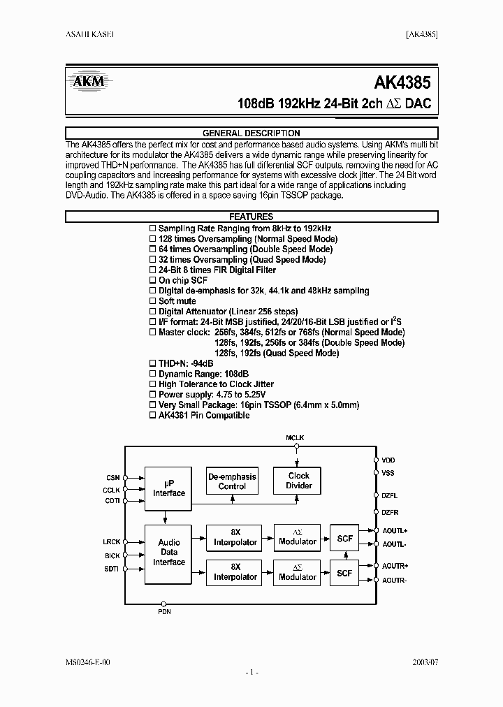 AK4385_4367199.PDF Datasheet
