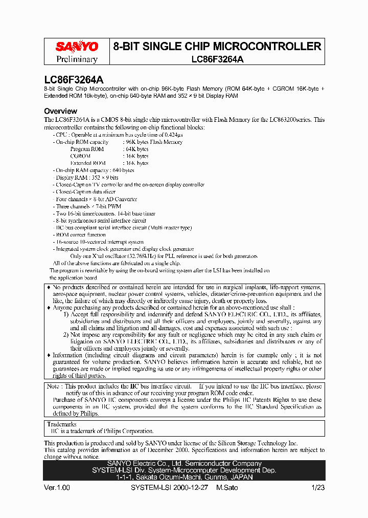 LC86F3264A_4369768.PDF Datasheet