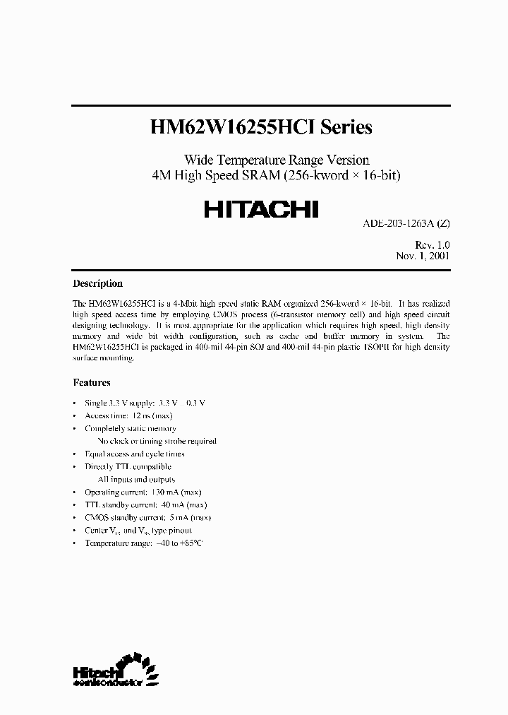 HM62W16255CJPI12_4372517.PDF Datasheet