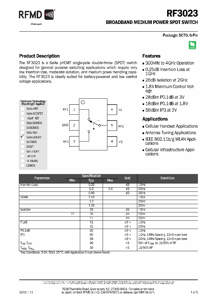 RF3023PCK-410_4372962.PDF Datasheet