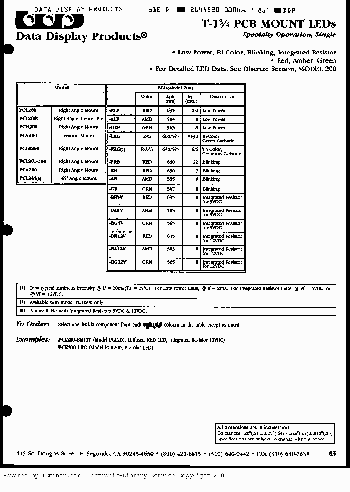 PCL245BG5V_4375196.PDF Datasheet
