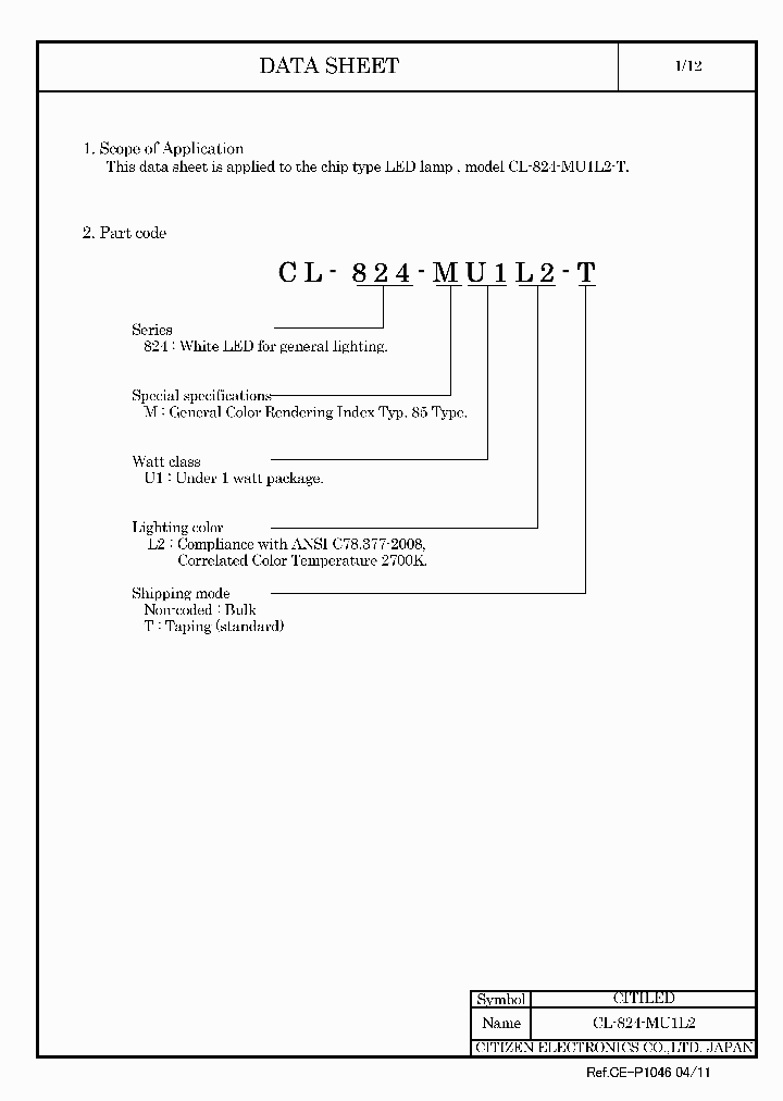 CL-824-MU1L2-T11_4374801.PDF Datasheet