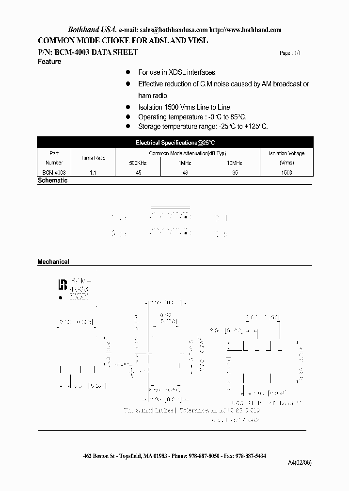 BCM-4003_4376345.PDF Datasheet