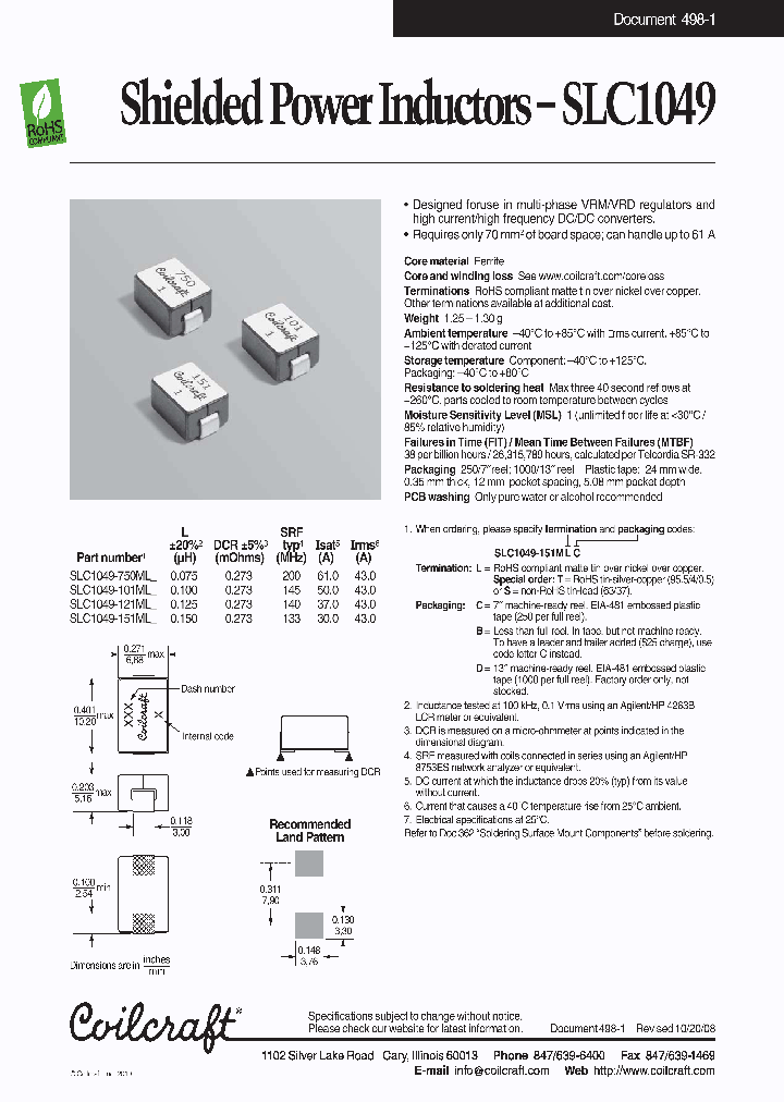 SLC1049-121MSC_4381277.PDF Datasheet