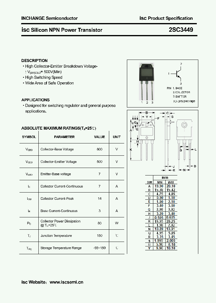 2SC3449_4381458.PDF Datasheet