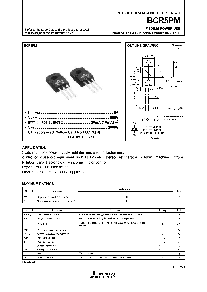 BCR5PM-12_4383096.PDF Datasheet