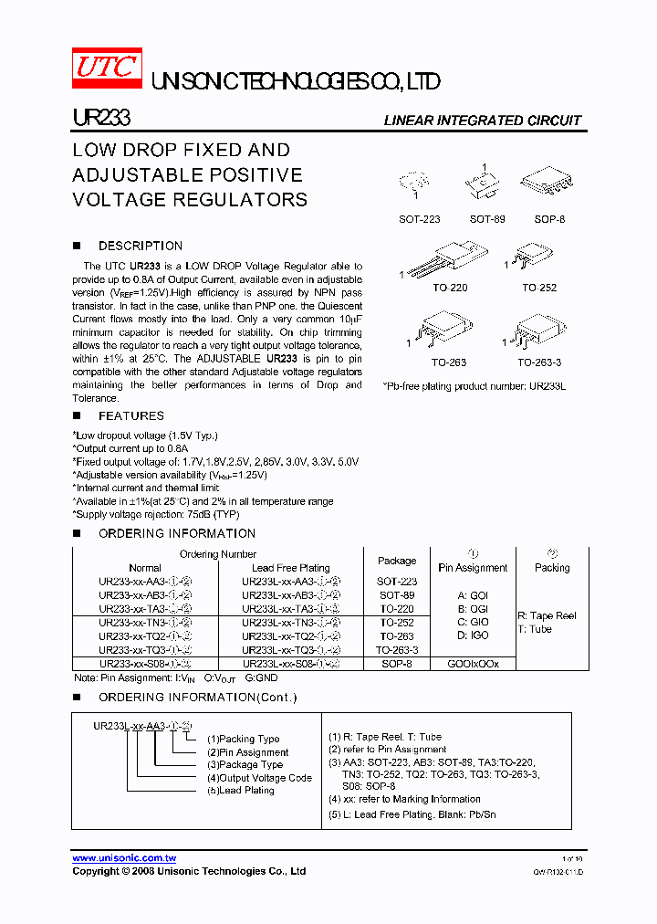 UR233UR233L-XX-TQ2-A-T_4384115.PDF Datasheet