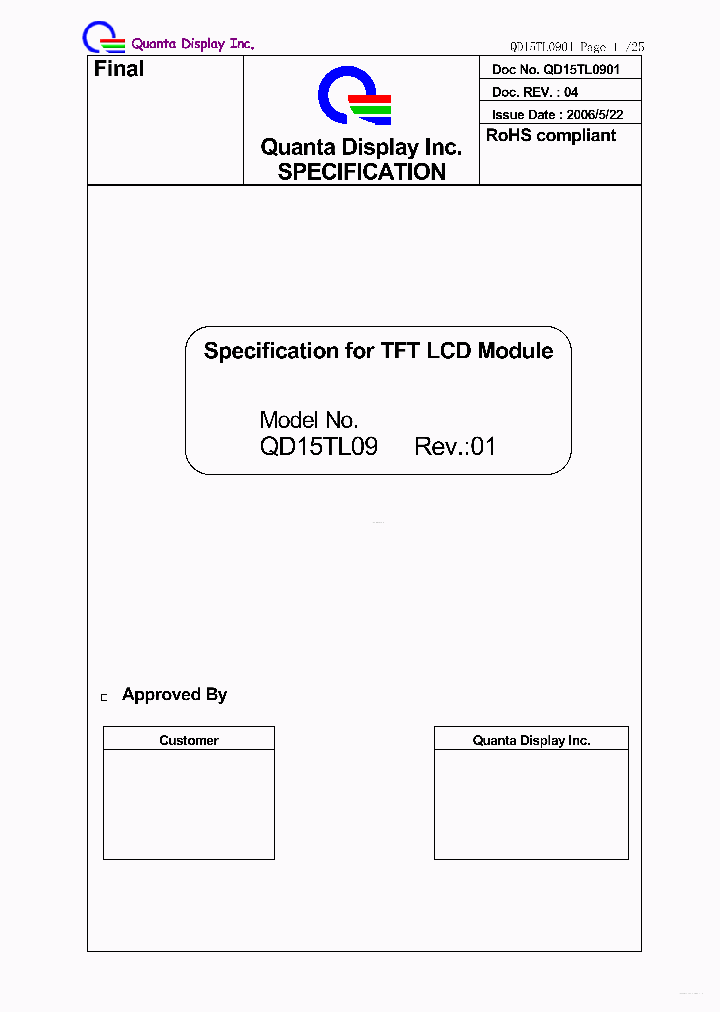QD15TL0901_4384407.PDF Datasheet