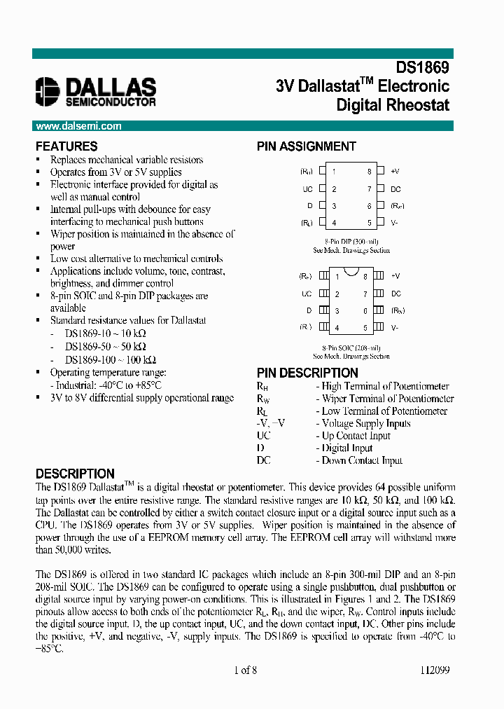 DS1869S-010TAMPR_4385438.PDF Datasheet